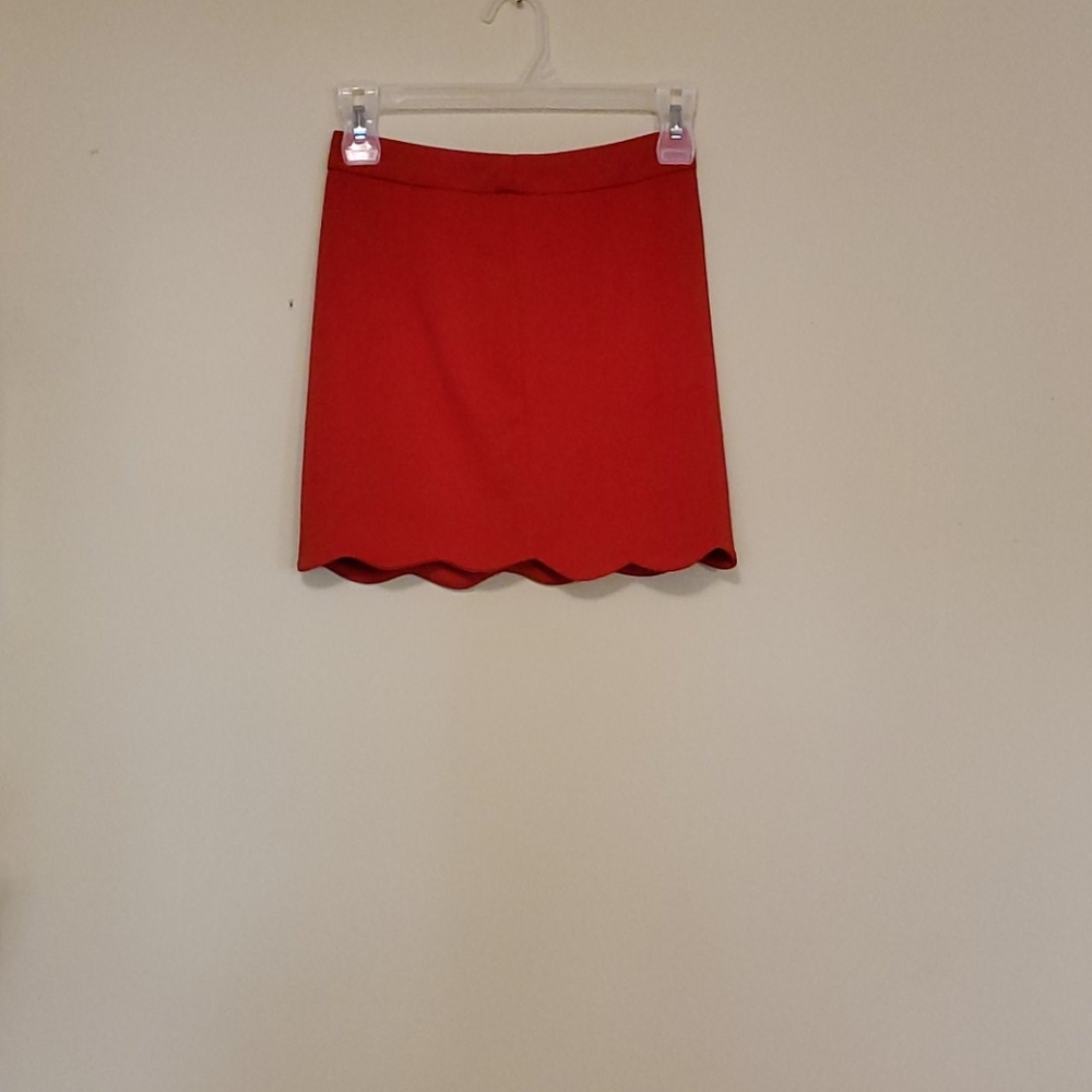 Beautiful Ruby Red Tobi skirt